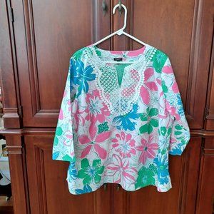 MAKE OFFER    Talbots 2Xp floral tunic